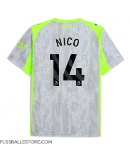 Günstige Manchester City Nico Gonzalez #14 3rd trikot 2025-26 Kurzarm
